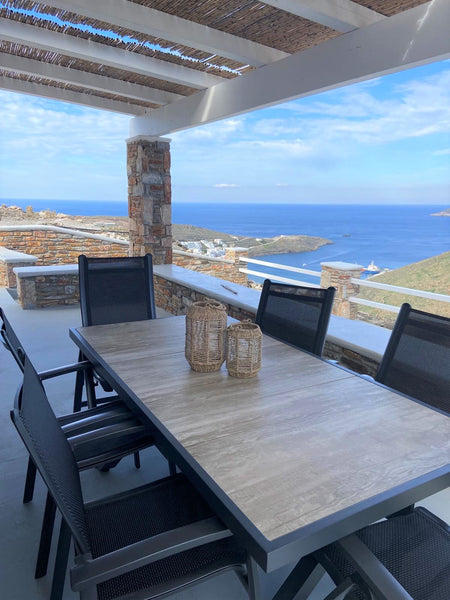 A modern, 3 bedroom fully equipped villa with unrestricted view to the Port of M Palaio Faliro, Greece Modern Cycladic villa-spectacular sea/sunset view Cycladic home vacation rental 26860965