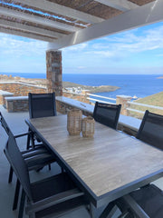 A modern, 3 bedroom fully equipped villa with unrestricted view to the Port of M Palaio Faliro, Greece Modern Cycladic villa-spectacular sea/sunset view Cycladic home vacation rental 26860965