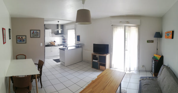 Appartement de 43m², en rez-de-jardin, dans une résidence calme. <br />Vous aure  Appartement/Jardinet Bordeaux-Bègles, calme Entire condo vacation rental 37120064