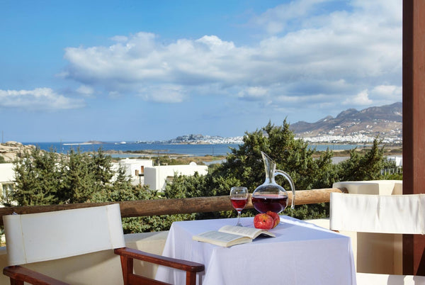 It is 75 sqm in floor area and comprises two floors. The second level has two be Greece Three bed villa w. sea view, hot tub, breakfast Room in hotel vacation rental 4866211