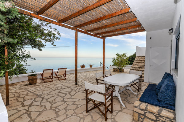 Seaside house located an hour drive (60kms) from Heraklion airport to the south  Heraklion, Greece Dimosthenis beach house Cycladic home vacation rental 11562780