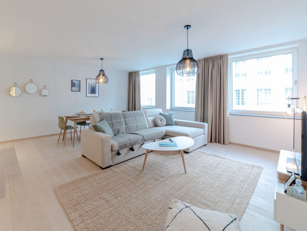 This beautiful two-bedroom apartment is full of light and the many windows are o Brussels, Belgium Sweet Inn | Bright 2BR near the Grand Place Entire rental unit vacation rental 40413337