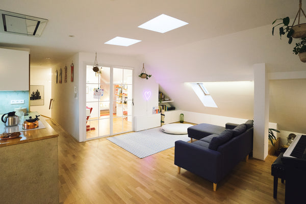 Calm and spacious living in the heart of the Art District. Quick and easy transp Prague, Czechia Rooftop flat with terrace in the Art District Entire condo vacation rental 53360329