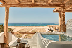 Enjoy a unique design combined with local architecture while staying at a Deluxe  Deluxe Upper Floor Sea View Suite with Jet Tub Room in boutique hotel vacation rental 13442435