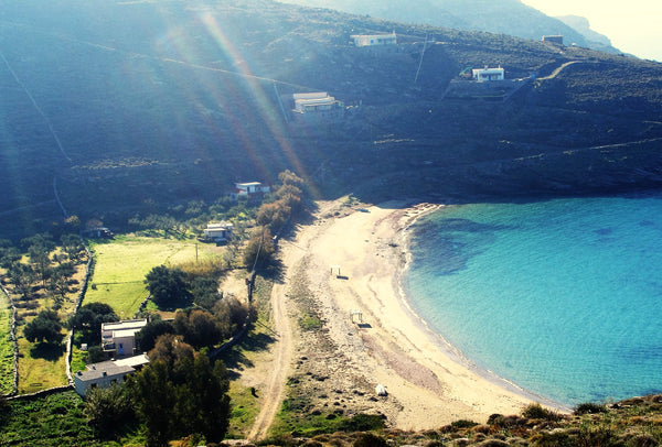 Our cottage located only 30meters from the water front, at Liparo bay, in the So Cholargos, Greece Superb beachfront cottage with wonderful sea views Cycladic home vacation rental 10759907