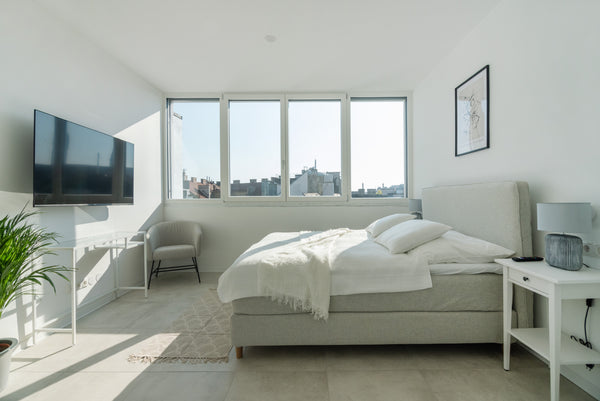 Die modernen Rooftop-Studioapartments sind je 35 qm groß und verfügen über einen Vienna, Austria Sophienne Apartments - Modern Studios 1 und 2 Entire serviced apartment vacation rental 53289416