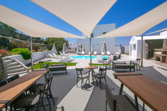 Breakfast is included in the rate!<br /><br />Apanomeria Boutique Residence is a Pireas, Greece Superior Suite Hot Tub Garden View "Koloumpos" Room in boutique hotel vacation rental 26409827