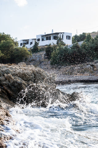 A calming and relaxing studio with an uninterrupted view of the Aegean sea. The  Greece 4. Aegean Sea View Apartment Syros Island Cycladic home vacation rental 20007632