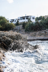 A calming and relaxing studio with an uninterrupted view of the Aegean sea. The  Greece 4. Aegean Sea View Apartment Syros Island Cycladic home vacation rental 20007632