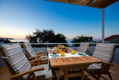 Our villa is located in a quiet neighborhood in Galatas, only 10 min driving dis Chania, Greece Celeni Residence villa with sea view & parking Entire villa vacation rental 26618977