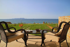 Sea View Beachfront Villa Maria: 3 bedrooms -(170m2), 6 pax+1 baby cot. The Mais Heraklion, Greece Sea View Beachfront Villa Maria Entire villa vacation rental 22349233