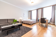 The studio apartment is suitable for up to 4 people. The living room has a doubl Vienna, Austria checkVIENNA - Erdberg Comfort Entire rental unit vacation rental 39741939