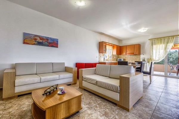 The apartment is modern with all the comfort that would expert on vocation.Surro  Ktima Elaionas Entire rental unit vacation rental 14590048