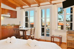 The studio is located in a quiet and picturesque street of the old harbour of Ch Chania, Greece Silde studio top floor Entire rental unit vacation rental 18288716