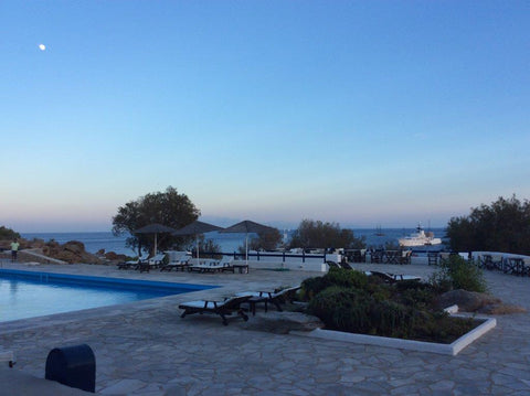 A  two level townhouse located within the in the enclosed Costa Ilios Private Re Greece My Island Nest Cycladic home vacation rental 39638897