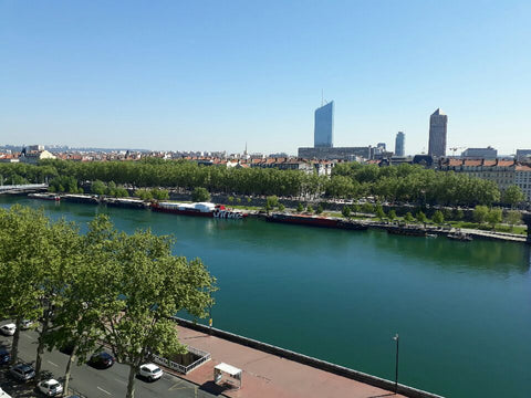 L'appartement est situé en plein cœur du centre de Lyon, sur les quais du Rhône  Lyon, France Chambre au cœur de Lyon avec une vue magnifique Private room in rental unit vacation rental 18336131