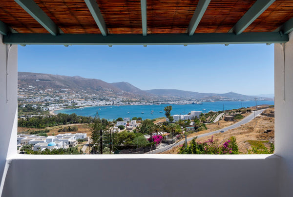 A wonderful traditional mansion, located on a hill at one side of the port, over Paros, Greece Parikia Cove Mansion Cycladic home vacation rental 44444057