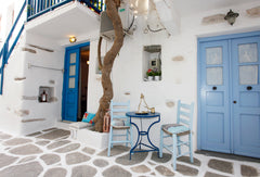 Ground-floor apartment of traditional Cycladic style, in the heart of the settle Paros, Greece Βougainvillea house Entire rental unit vacation rental 9852795