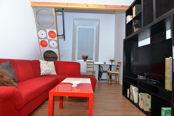 The apartment is on the ground floor, and very quiet. The neighborhood is in the Prague, Czechia Retro cozy apt in the heart of prag Entire rental unit vacation rental 9427377