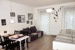 ONLY 10 MINUTES by direct bus lines to OLD TOWN and 6 minutes to the Main Bus st Central Bohemian Region, Czechia COZY STUDIO for 2 - 4 people - FREE PARKING INSIDE Entire rental unit vacation rental 12667782