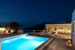 Villa of 230m2 situated on the hillside of "Cavo Delos" on "Kanalia" Southwester Athens, Greece Mykonos Cloud White Villa Entire villa vacation rental 11791552