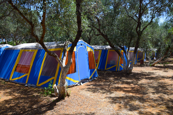 35 m² fully equipped tents with beds, fridge, table with chairs and electrical s Chania, Greece Camping With Family Tent Private room in tent vacation rental 50063162