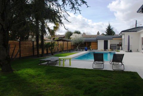 Maison contemporaine 180 m² de plain-pied,  centre bourg. Grand salon salle à ma Saint-Aubin-de-Médoc, France Les portes du Médoc et de l'Océan Entire home vacation rental 32298449