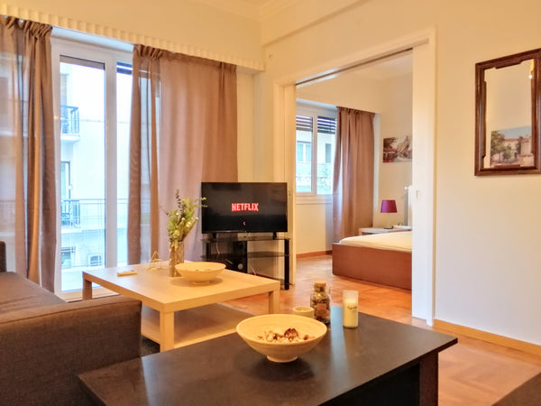 Spacious and comfortable apartment with all modern amenities just 5 minutes away Athens, Attica, Greece Comfortable apartment in Acropolis Entire rental unit vacation rental 40987348