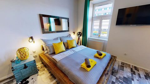 Apartment is newly renovated,<br /> offers space for 4-6 people, located near th Vienna, Austria Modern Industrial near to Schönbrunn Palace Entire rental unit vacation rental 4816291