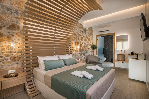 The luxurious Agave Suites are located on the 1st floor of a renovated building,  Agave Suites | Superior suite in Chania Old Harbor Entire guest suite vacation rental 25440429