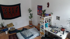 Comfortable flat with lots of space in the 16. District. Bedroom and Living room  Large flat, bright and quiet Private room in rental unit vacation rental 33209345