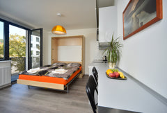 Brand new modern flat with balcony in top location just next to  underground sta Prague, Czechia New design flat just next to subway! Free parking. Entire rental unit vacation rental 33247632