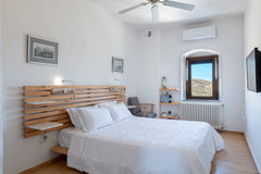Situated on the first floor, these rooms have direct access to a communal patio   Comfort Double Room with Sea View - "Relax" Private room in bed and breakfast vacation rental 32206948