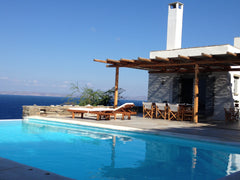 This simple and elegant house with pool is situated in a pristine Cycladic envir Athens, Greece HOUSE WITH CHARACTER&SPLENDIT VIEWS Entire villa vacation rental 11230920