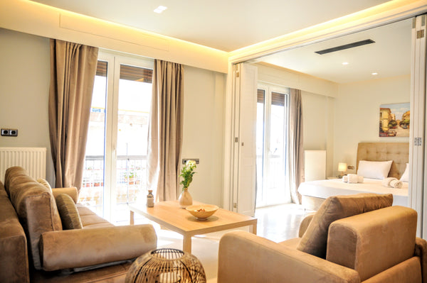 In a popular area of Athens called Thissio – a quiet and relaxing area full of c Athens, Attica, Greece Luxurious minimal apartment in Acropolis Entire rental unit vacation rental 42739597