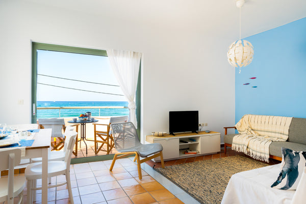 Welcome! This is a glorious apartment with two verandas and an unobstructed view Heraklion, Greece Beachfront flat with a panoramic view of the bay Entire rental unit vacation rental 43218357