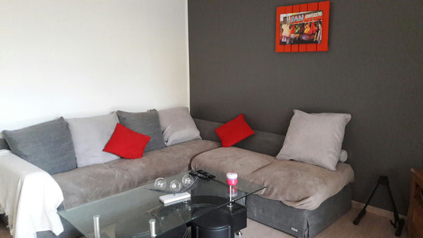 Logement dans une résidence très calme où vous pourrez profiter du jardin si le  Saint-Brice, France T2 calme avec jardin à 15min de Bordeaux Entire rental unit vacation rental 35036463