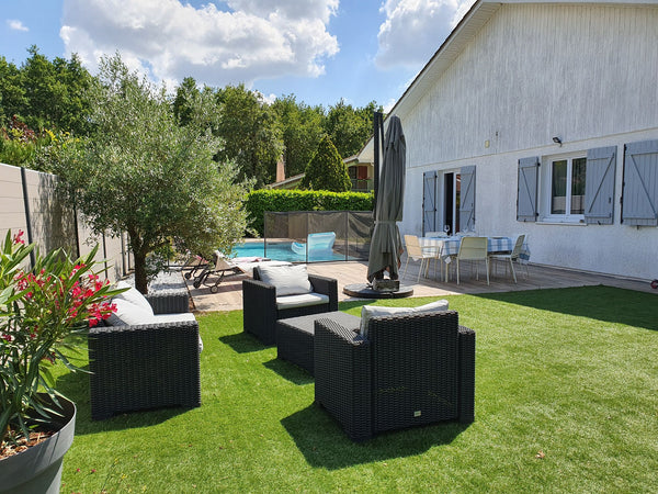 Je vous accueille avec plaisir dans une villa de 150 m2, très agréable, chaleure Saint-Médard-en-Jalles, France Belle villa avec piscine entre Bordeaux et océan Entire villa vacation rental 43711066