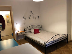 Our 3 bedroom flat is located in a very nice and demanded area. Its surrounded b Prague, Czechia Lovely bedroom in front of O2 arena Private room in rental unit vacation rental 54158127