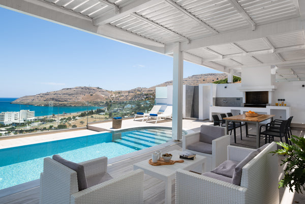 Villa Faros is a modern newly built villa, 150sq.m, situated at Cavo lindos vill Greece Luxury Sunrise Villa Faros with Infinity Pool Entire villa vacation rental 31384741