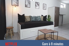 Pour vos séjours à Bordeaux profitez de ce beau duplex atypique de 54 m2 offrant Bordeaux, France Le Jungle: Grand duplex atypique Proche Bordeaux Entire rental unit vacation rental 567827496544711526