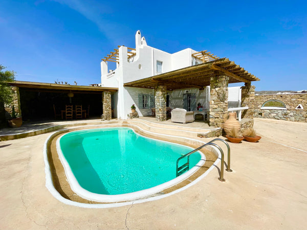 The villa is perfect for families or group of friends who want to spend their va Athens, Greece Private Pool & Villa at Kalafatis, Mykonos Entire home vacation rental 10558500