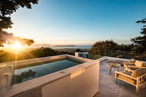 A luxury villa with two bedrooms in two levels. The view of the sea and the tree Greece FOREST VIEW VILLAS Entire villa vacation rental 34866074