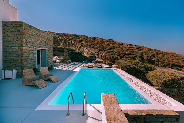 The villa is located in the area of Akrotiri - Otzia and is about 8 minutes by c Athens, Greece Modern Fantastic stone villa with a swimming pool Entire villa vacation rental 29428827