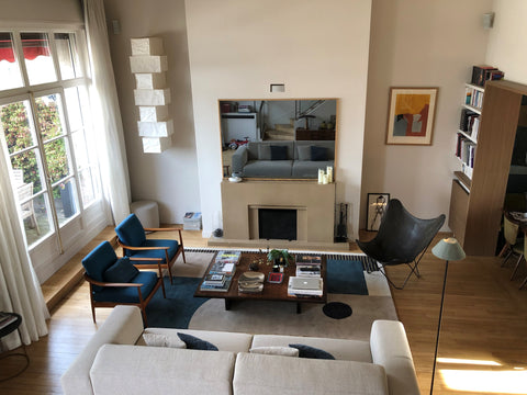 Grand appartement familial en duplex aux deux derniers étages d'un immeuble art  Paris, France Duplex d'exception avec superbe vue et terrasses Entire rental unit vacation rental 24205361