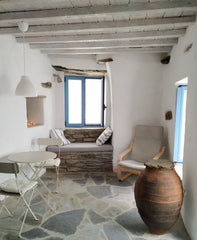 Newly converted stone wall farmhouse apartment situated in the quiet, green vill Athens, Greece Cycladic island home Entire rental unit vacation rental 37301537