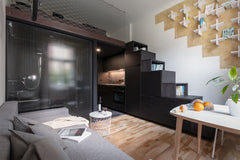 Well equiped small studio in original appartement house, oriented to the calm pa Prague, Czechia Extraordinary minimalism Entire rental unit vacation rental 45084996