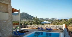 This is a newly built complex of three holiday villas surrounded by a large Cret  3 Villas with 3 private pools Entire villa vacation rental 35767646