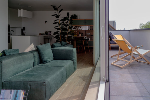 It is wonderful to wake up in this light-filled penthouse with a view of the Ghe Ghent, Belgium Design penthouse with harbourview, terras, parking Entire loft vacation rental 585129404529076460