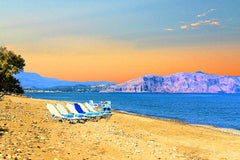 The 4-bedroom suite is located on the beach of the picturesque Dramia Village. I Chania, Greece Beachfront Suite Entire home vacation rental 40934182